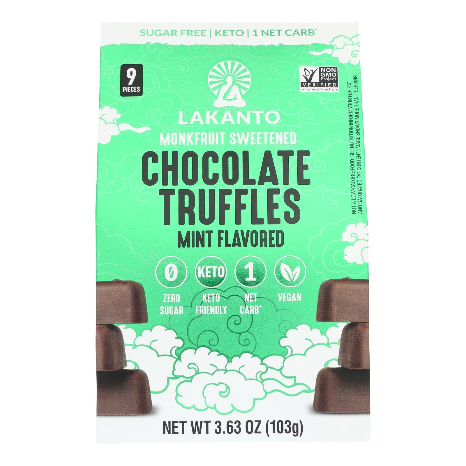 Mint Chocolate Truffles Keto Approved (Case of 10)