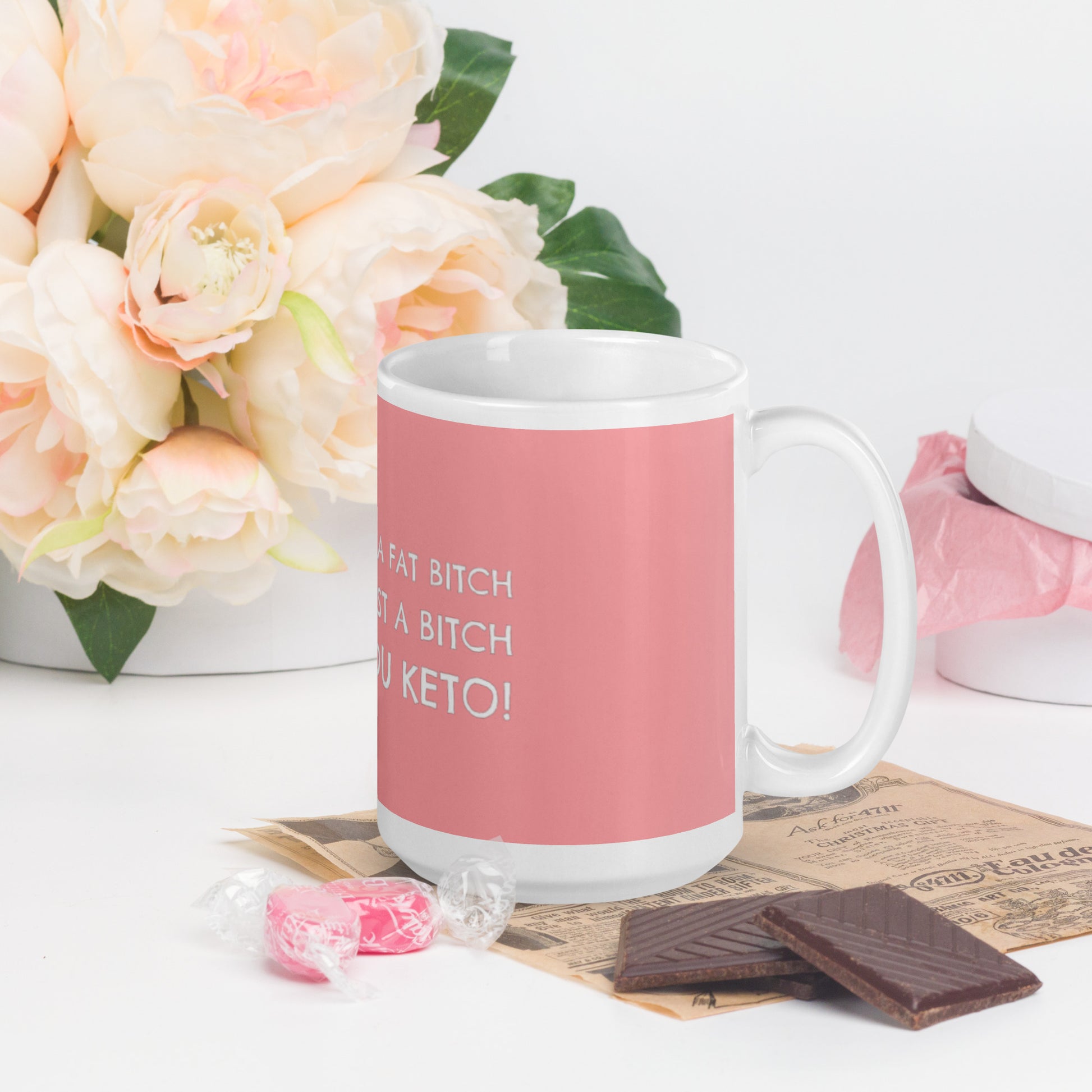 "Thank You Keto" Pink Mug Club Accessories